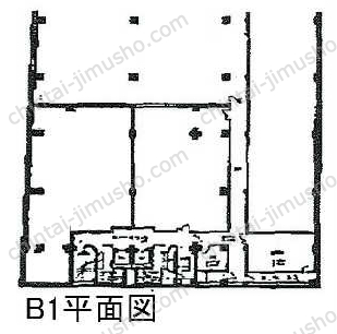 いちご西参道ビルB1階の間取図
