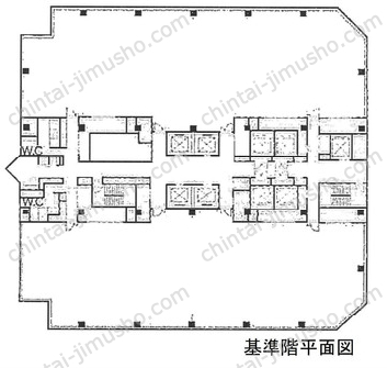有明フロンティアビルB棟の間取図