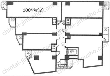 新宿ダイカンプラザ756の間取図