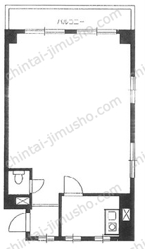麹町ニシベマンションの間取図