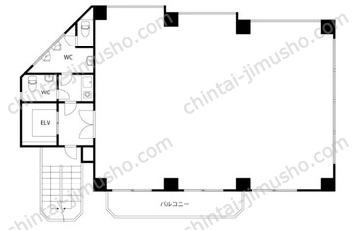 アームズワンビル／AHM’S ONE9階の間取図