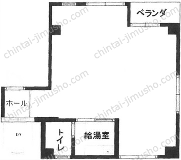 E＆Tビル4階の間取図