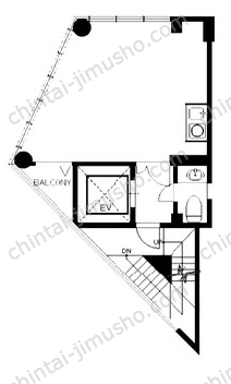SEVEN bldg／セブンビル6階の間取図