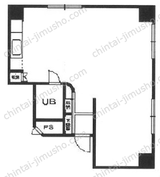 第3伊藤ビル5階の間取図