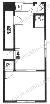 白石ビルの間取図