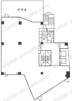 エムジー市ヶ谷ビルの間取図