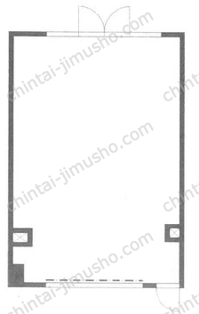 プラウド府中セントラル2階の間取図