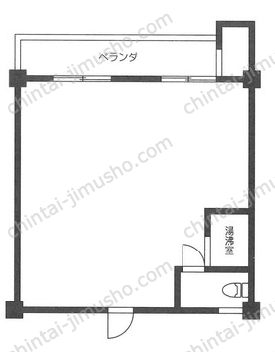 大輝ビル3階の間取図