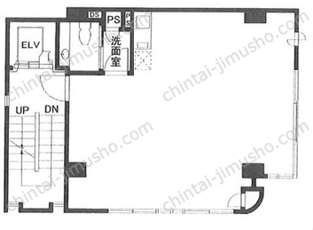 HC5ビル2階の間取図