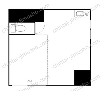 大越ビルⅠ1階の間取図
