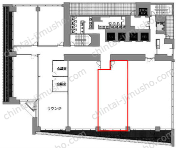 新虎通りCOREの間取図
