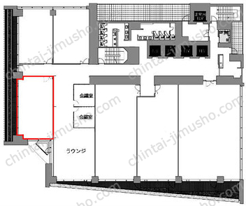 新虎通りCOREの間取図