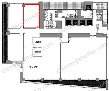 新虎通りCOREの間取図