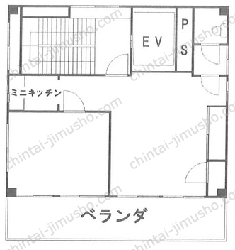 ミカドビル5Fの間取図