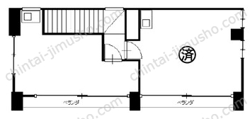 CUBE飯田橋ビルの間取図