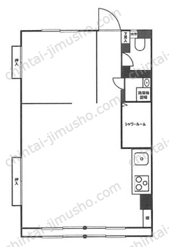 岩本町ビルの間取図
