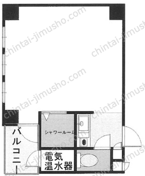 関内蓬莱ビル6階の間取図