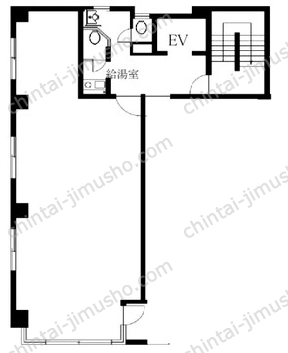 タイメイビル3階の間取図