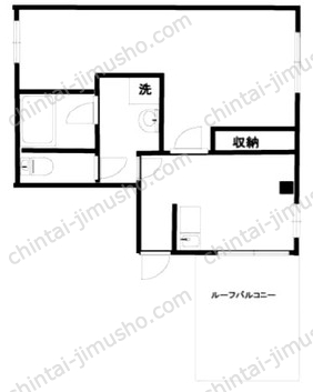 MYK四谷2丁目ビル4階の間取図