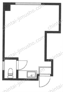 HOSONO BLDG／細野ビル2階の間取図