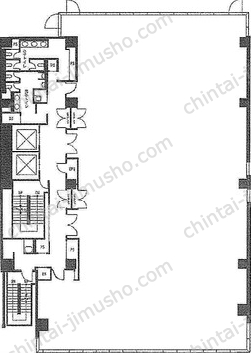 相鉄田町ビル6Fの間取図