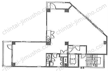 ism神田（イズムカンダ）3階の間取図