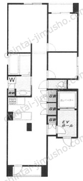 JLBグランエクリュ銀座4階の間取図