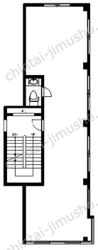 浅見ビル2階の間取図
