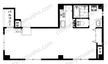 Circle Building(サークルビル)2Fの間取図