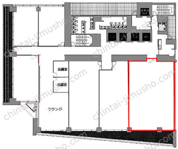 新虎通りCOREの間取図