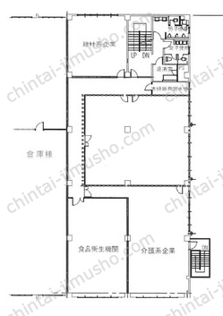 桜新町二丁目ビル3階の間取図