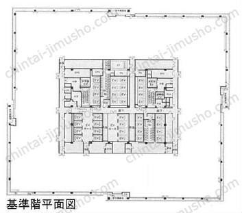大手町フィナンシャルシティ　グランキューブ19階の間取図