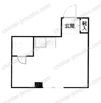池袋見真ビル3階の間取図