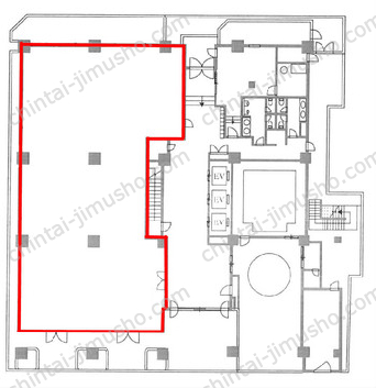 ランディック新橋ビル1Fの間取図