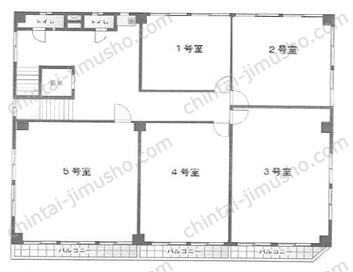 山京ビル本館の間取図