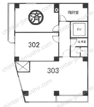 ハッピー本郷3階の間取図