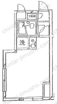 パレドール千駄木Ⅱ1階の間取図