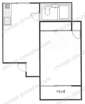 新宿オリンピックマンションの間取図