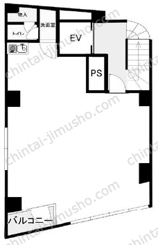 丸一ビル3階の間取図