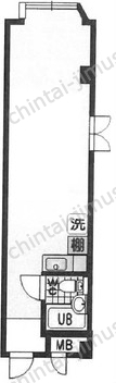 バルミー赤坂の間取図