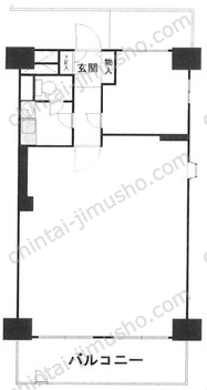 シティハウスノヴァの間取図