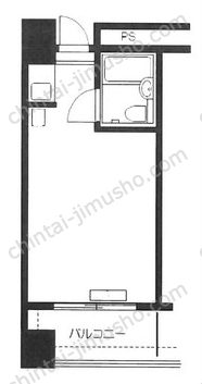 ヴァリエ後楽園6階の間取図
