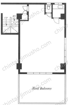 中銀八王子マンシオン2階の間取図