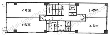 ダイヤ・オフィス3Fの間取図