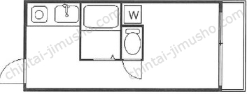 パレドール池袋6階の間取図