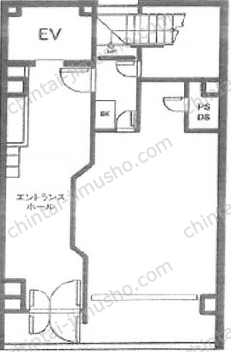 日本橋パークサイドビル1階の間取図
