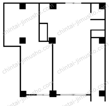 第一山武ビル1階の間取図
