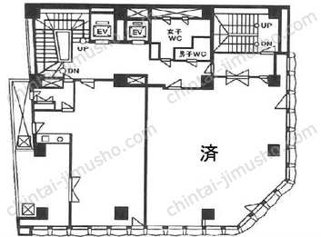 パークビルの間取図