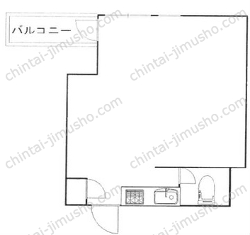 サニーシティ吉祥寺ビル8階の間取図