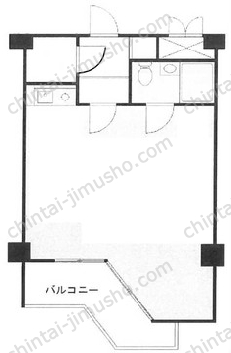 ライオンズプラザ調布2階の間取図